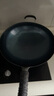 阎铁匠章丘炒锅铁锅 无涂层锻打炒菜锅老式物理不粘锅家用镜面款已开锅 镜面锅把一体38CM圆底带锅耳 38cm 实拍图