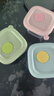 COOKSS婴儿辅食盒玻璃可蒸煮储存盒家用冷冻格保鲜蛋糕模具辅食碗工具 实拍图
