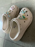 卡骆驰（crocs）男女泡芙洞洞鞋户外休闲时尚厚底一脚蹬沙滩鞋 207521-2Y2 36-37 实拍图