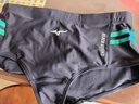 美津浓（MIZUNO）泳裤男士专业训练三角游泳裤男小平角速干抗氯泡温泉泳裤游泳装备 静谧灰 XL 【身高170-180体重70-85kg】 实拍图