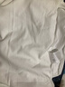 珞妮（LUONI）重磅纯棉短袖t恤女夏季新款男女同款小白T纯色宽松休闲显瘦打底衫 白色 M 建议100-120斤 实拍图