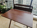 麦芽图图折叠电脑桌家用卧室简易免安装桌子折叠桌小户型床边桌写字学习桌 胡桃色【80CM】 实拍图