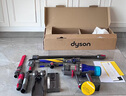 戴森（DYSON）【国家补贴15%】V12 Detect Slim Fluffy轻量高端吸尘器 光学探测微尘 140AW强劲吸力 除螨 蓝色 实拍图
