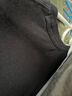 无印良品（MUJI）男式天竺编织圆领短袖T恤男士打底衫男款休闲上衣夏季男装 黑色 XL (180/104A) 实拍图