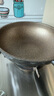 Kitchenart 韩国进口黄金麦饭石不粘炒锅 平底无油烟厨具家用炒菜锅轻炒勺 30cm炒锅+可立锅盖【木铲装】 实拍图