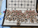 紫湖中国象棋加厚榉木套装实木便携式棋盘家用50号雕花象棋玩具送岳父 实拍图