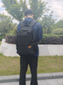 JEEP双肩包男大容量休闲背包女高中大学生书包2025新款电脑包旅行包 黑色 实拍图