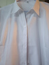 EAEOVNI长袖衬衫女商务免烫春夏职业装白色正装银行衬衣面试工作服修身OL 纯白色【V领】 42 【148-158斤】 实拍图