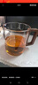实木把绿茶杯高硼硅玻璃公道杯男士办公茶杯家用泡茶杯喝水杯子 透明玻璃杯 500ml 2只 实拍图