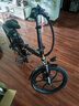 凤凰（Phoenix）电动车锂电池助力车折叠代驾车长续航男女士成人电动自行车电瓶车 20寸风雅/一体轮/6速/黑色 28AH电动续航84公里 实拍图