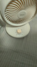 美的（Midea）【小型风扇】轻音台式桌面空气循环扇家用柔风电风扇宿舍办公迷你台扇落地扇空调伴侣 GAF18AD 实拍图