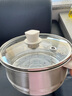 利仁（Liven）电煮锅304不锈钢无涂层内胆1.8L小电锅宿舍电火锅电蒸锅炖蒸煮一体多功能学生锅小型1-2人DHG-B151 实拍图