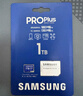 三星（SAMSUNG）1TB TF(MicroSD)存储卡 高速PRO蓝卡 U3A2V30 兼容Steamdeck游戏机无人机运动相机 读速180MB/s 实拍图