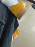 adidas T头鞋 VL COURT复古板鞋德训鞋男女阿迪达斯轻运动   黄色/亮白/汉玉白(推荐女生选小半码)   42 实拍图