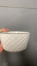 唯铭诺（WEIMINGNUO）北欧简约陶瓷饭碗家用米饭碗餐具套装碗碟套装钻石4.5英寸碗6只装 实拍图