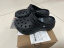 卡骆驰crocs经典云朵老爹鞋洞洞鞋时尚百搭女鞋拖鞋一脚蹬|206750 黑色-001(含智必星) 36 /37(230mm) 实拍图