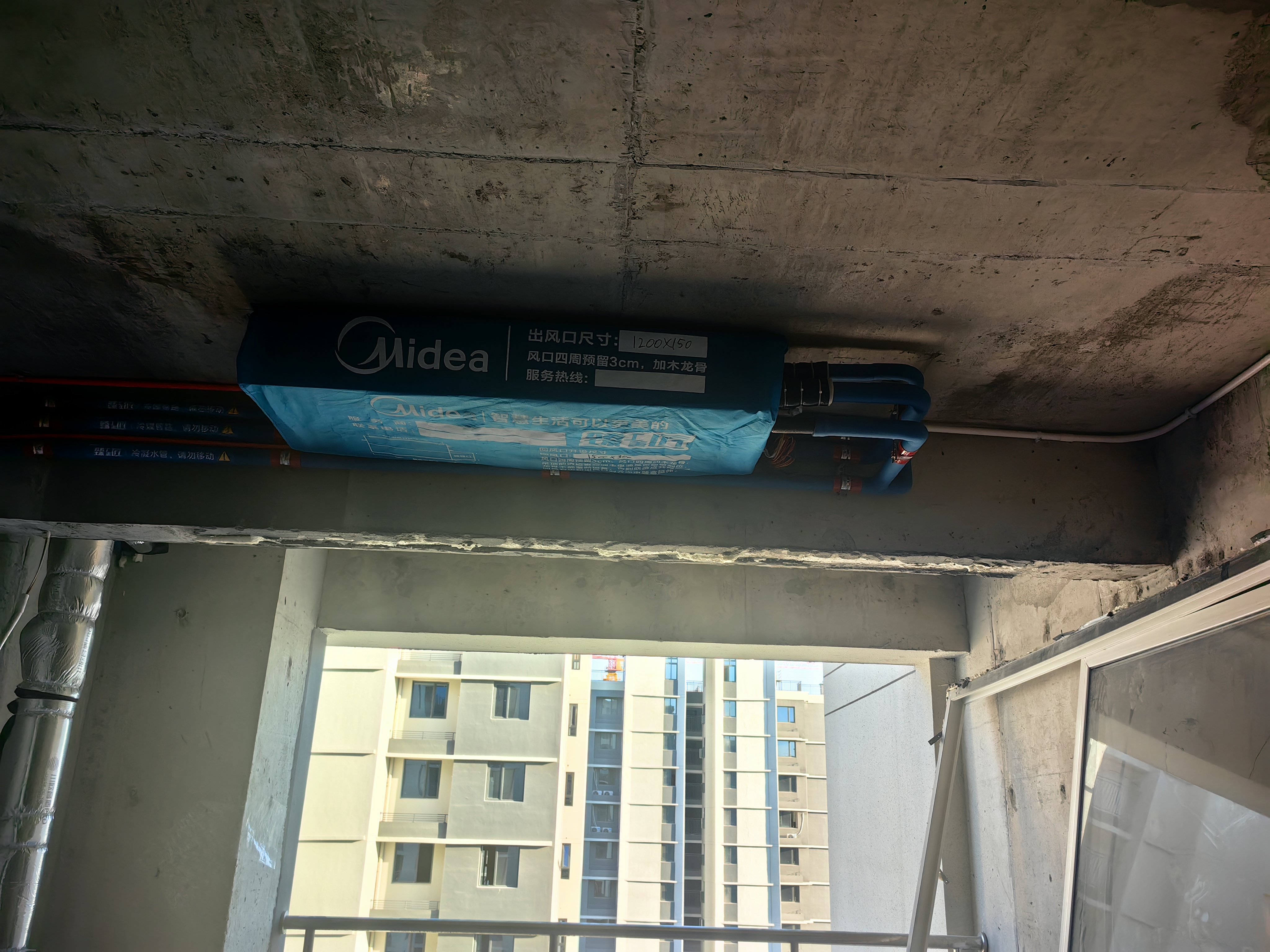 美的家用中央空调酷省电风管机一拖一3匹4匹超一级能效 AI超省电纯铜管空调省电TOP1(支持鸿蒙智联) 乐享四代 小4匹 一级能效线下爆款（38-54㎡） 实拍图