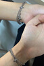 芯奢刻字星芒手链男士潮韩版双层手链简约饰品男女嘻哈单身手串男礼物 实拍图