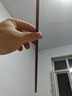 双枪红檀木筷子天然抗菌木筷 家用实木无漆无蜡筷子餐具套装10双 实拍图