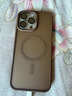 挚卫士【肤感磁吸】适用苹果16Promax手机壳iPhone16Promax保护套磁吸无线充电超薄防摔亲肤磨砂 沙漠金 实拍图