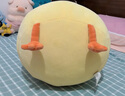 名创优品（MINISO）dundun鸡毛绒公仔墩墩鸡玩偶抱枕玩具送儿童女友生日礼物女大号 实拍图