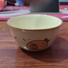 草莓餐具陶瓷一人食碗盘饭碗少女碗碟套装可爱家用手柄烤盘高颜值 卡皮巴拉4.5英寸碗【2个装】 实拍图
