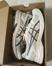 亚瑟士ASICS男鞋透气跑鞋运动鞋缓震舒适跑步鞋 GEL-CONTEND 4 米白色/蓝色 42 实拍图