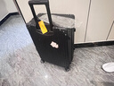 SOO行李箱男万向轮拉杆箱耐磨抗摔24英寸A330旅行箱密码箱女商务黑色 实拍图