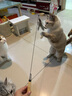 牧灵CFA赛级逗猫棒猫咪玩具自嗨解闷逗猫棒羽毛铃铛替换头小宠物用品 CFA赛级逗猫棒+橘色+彩色羽毛 实拍图