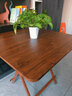 裕邻折叠桌餐桌家用饭桌小户型阳台茶桌电脑桌书桌麻将桌YLZ36 胡桃木纹【折叠方桌】-80cm 实拍图