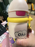 babycare儿童保温杯婴儿宝宝学饮吸管水杯水壶不锈钢保温杯上学450ml 实拍图