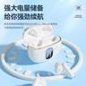 罗凡尼真无线蓝牙耳机2025最新款超长续航ai智能半入耳式运动音乐超级深度通话降噪音质好迷你 白色【超长续航+空间音效】 实拍图