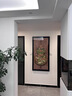瑞尚（RUISHANG） 玄关装饰画现代简约进门壁画山水墙画竖版晶瓷画欧式轻奢挂画 吉葫莲韵 80*160cm/晶瓷面+铝合金边框 实拍图