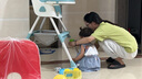 babylove女宝宝连衣裙夏季纯棉婴儿裙子无袖翅膀甜美刺绣美梦天使 晒单实拍图