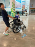 怡辉（YIHUI）轮椅老人带坐便器轻便折叠可躺大小便家医瘫痪骨折专用出行yh-x05 实拍图