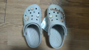 卡骆驰crocs洞洞鞋贝雅男鞋女鞋轻便耐磨一脚蹬拖鞋休闲鞋|10126 卵石色-2V3 36 /37(220mm) 实拍图