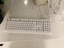 雷蛇（Razer）黑寡妇蜘蛛V4专业版 机械键盘 游戏键盘 RGB背光 游戏电竞 绿轴 带RGB腕托 白色 实拍图