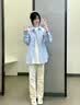 LEMANISM衬衫男潮牌凉感腊肠狗格子衬衫外套长袖情侣款宽松衬衣女 实拍图