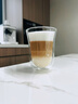 德龙（Delonghi） 玻璃杯 双层 咖啡杯 创意水杯 防烫大容量 简约风格 中号杯*2 实拍图
