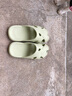 朴西2025夏季女款居家外穿洞洞鞋静音软底浴室洗澡防滑可外穿包头拖鞋 牛油果绿 【夏季清新色】 36-37 实拍图