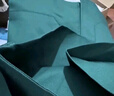 瀚会纯棉洗手衣女衣服刷手服长袖男医生洗手服口腔手术工作服短袖牙科 女款绿色短袖【京仓发】 XL （女145斤内，男185斤内） 实拍图