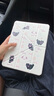 崇尚美适用苹果ipad11保护套2025新款ipada16芯片平板壳ipad11代保护壳带笔槽ipad air6防摔Air7亚克力 【黑猫小狗Y】3+Y型折叠支撑 2025款iPadAir7(11英寸 实拍图