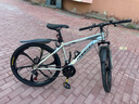 凤凰自行车成年人男女变速自行车青少年单车越野公路车学生山地自行车 钢架/全套轴承/建大轮胎/六刀灰 24速26寸【适合155-185cm】 实拍图