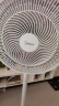 美的（Midea）【品质推荐】七叶轻音柔风电风扇/家用省电落地扇/台式电扇/广角摇头节能宿舍小型风扇 SAE35CA 实拍图
