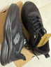 乐途（LOTTO）跑步鞋男鞋春冬加绒保暖轻便黑鞋减震休闲鞋男皮面运动鞋旅游鞋子 黑色·男【网面透气】 41 实拍图