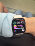 Apple/苹果 Watch Series 10智能手表蜂窝款42毫米玫瑰金色铝金属表壳淡桃粉色运动型表带S/M MWXQ3CH/B 实拍图