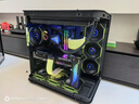 LIANLI联力积木风扇四代LCD无线版 TL120 Wireless 反叶 单支 黑色/需搭配控制器 实拍图