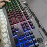 适用华硕天选键盘有线天选6pro/5/4/3机械手感键盘游戏电竞鼠标套装拯救者笔记本外置外接键盘 有线黑+有线宏鼠标 实拍图
