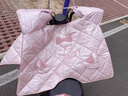 南极人新款夏天电动车防泼水防风防晒挡风被四季通用挡风衣电动车雅迪 珠光粉【四季款】 均码 实拍图