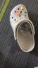 卡骆驰crocs洞洞鞋贝雅男鞋女鞋轻便耐磨一脚蹬拖鞋休闲鞋|10126 卵石色-2V3 39 (240mm) 实拍图